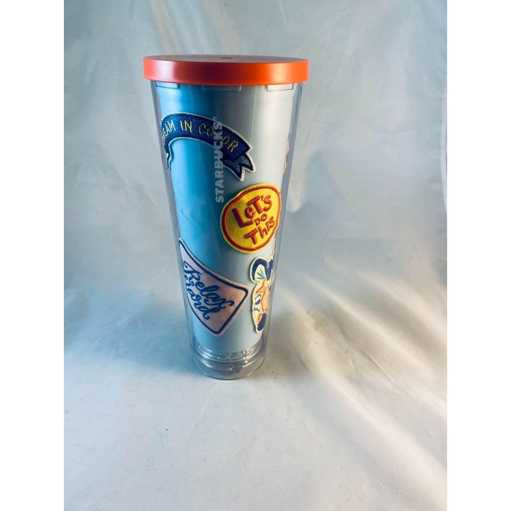 Rare STARBUCKS 2018 Dream In Color Tumbler 24 0z